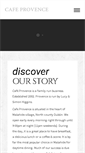 Mobile Screenshot of cafeprovence.ie