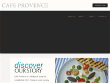 Tablet Screenshot of cafeprovence.ie